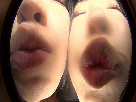【主観淫語接吻】バーチャルレズベロキス　サンプル画像12