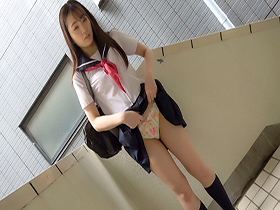 円女交際中出しoK18歳　陸上部の剛毛美少女　永野鈴 サンプル動画サムネイル